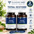 Gundry MD Total Restore Gut Health & Gut Lining Support – 90 Capsules, Pack of 2
