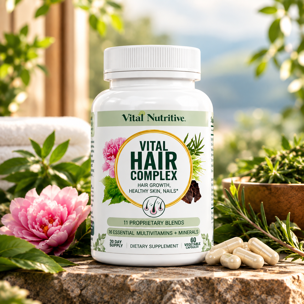 Vital Hair Complex Hair Support Supplement for Men & Women | Neyvos