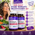 Multivitamin for Women 55+ Pack of 2 | Whole-Food Complex | Daily Multivitamin