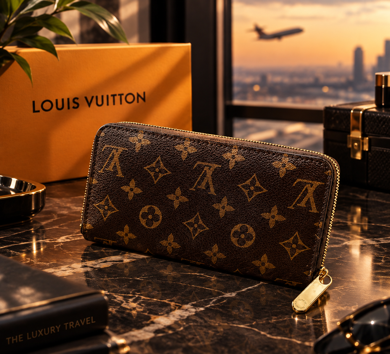 Louis Vuitton Monogram Canvas Zippy Wallet | Luxury Designer Wallet | Neyvos