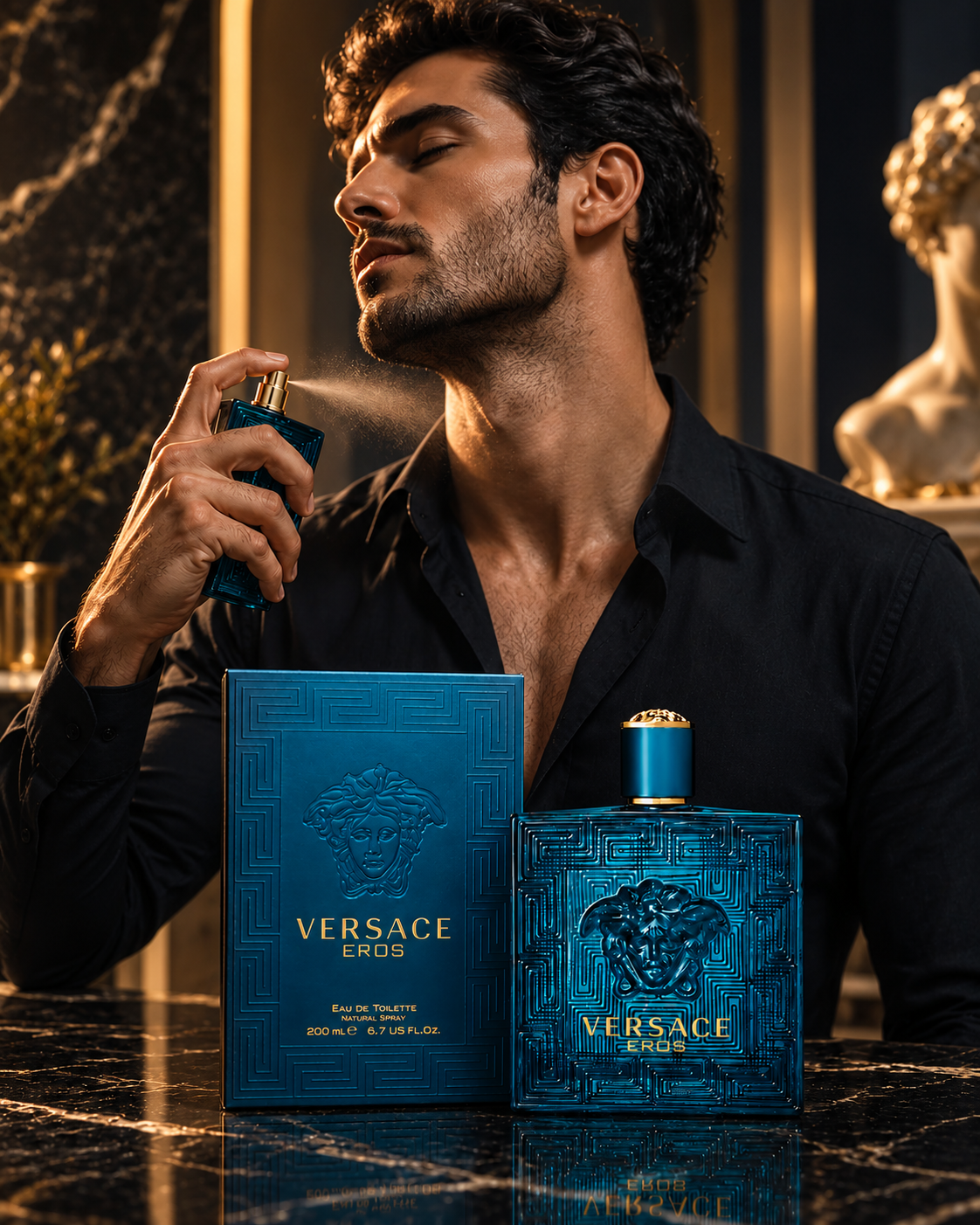 Versace Eros EDT 200ml Men’s Perfume | Eau de Toilette Spray | Neyvos