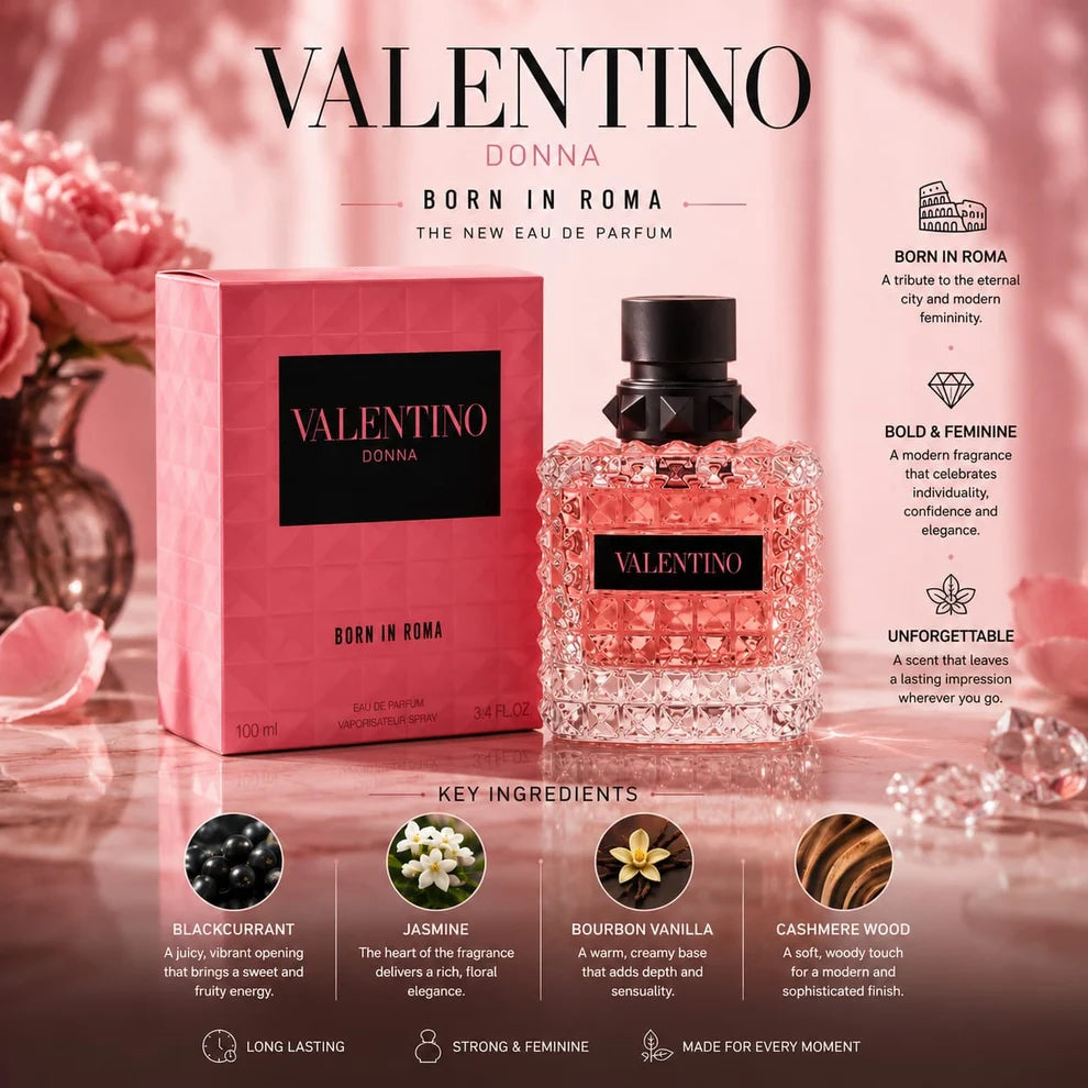 Valentino Donna Born In Roma EDP 100ml Women’s Perfume | Neyvos