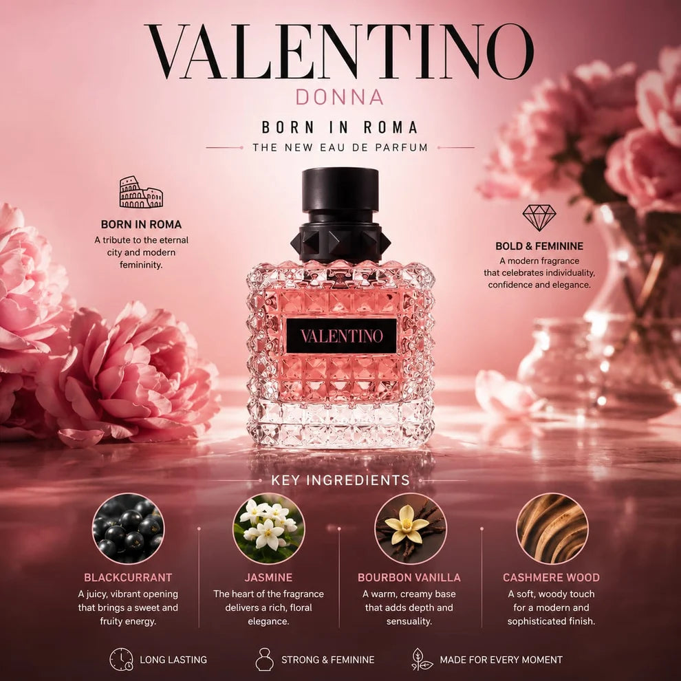 Valentino Donna Born In Roma EDP 100ml Women’s Perfume | Neyvos