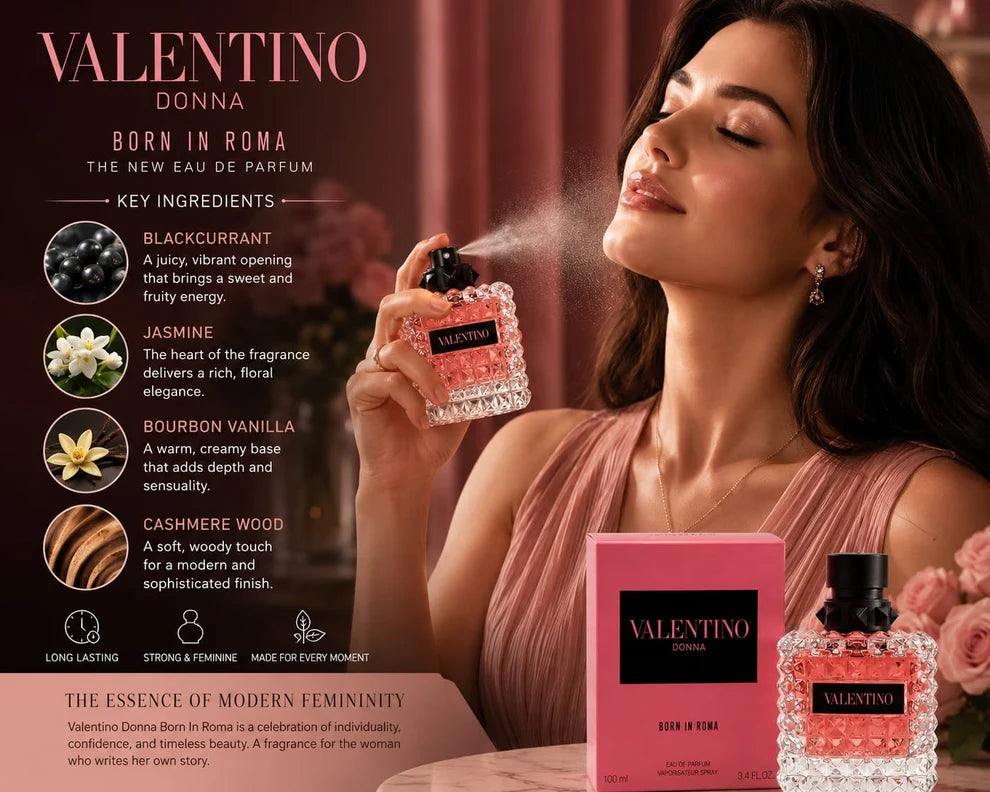 Valentino Donna Born In Roma EDP 100ml Women’s Perfume | Neyvos